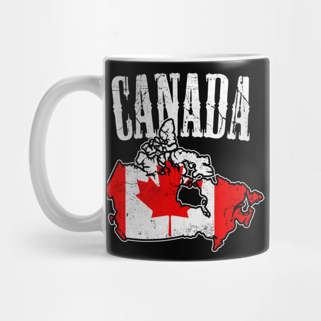Canada Flag / Map by EddieBalevo